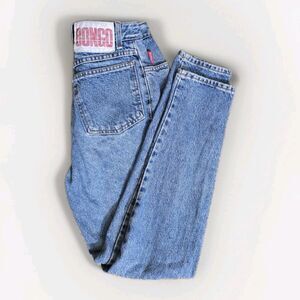 Vintage 90s Bongo by Gene Montesano High Waist Mom Jeans Made USA 5 Actual 24x29
